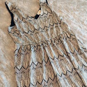 Lovely Lace-Like Pattern Detail Dress